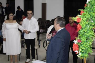 Casamento coletivo iniciou celebração de 50 Anos da Assembleia de Deus em Laranjeiras do Sul 